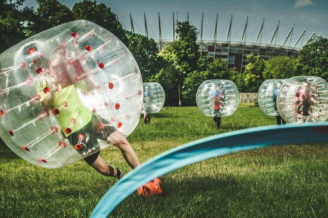 #1 Bubble Football games in Warsaw - The One-Hour Tournament: Warmup, Rules, Round Robin