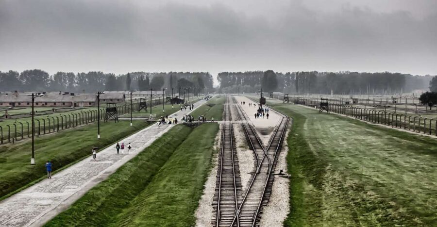 From Warsaw: Auschwitz-Birkenau Guided Tour with Fast Train - Auschwitz II-Birkenau: gas chambers, fences, and watch towers at scale