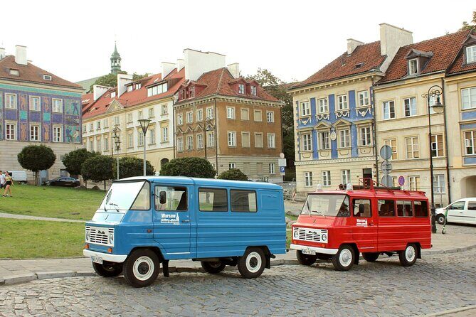 Must-do sites in Warsaw: retro car private tour with hotel pickup - How the retro minibus changes the Old Town pace