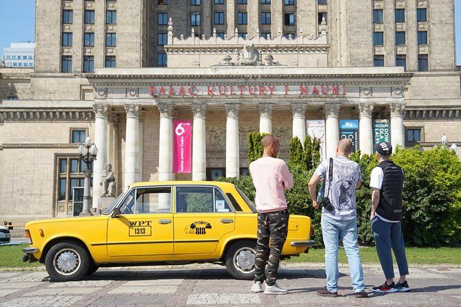 Private Historical Tour of Warsaw by a Retro Fiat with Pickup - POLIN Museum Area and the Memorial Stops: The Ghetto in Names, Materials, and Locations