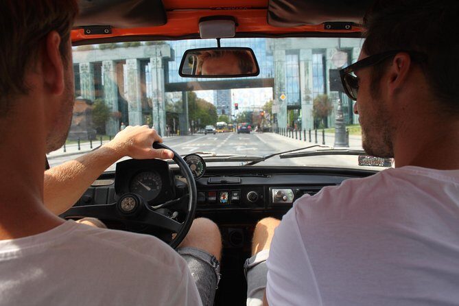 Retro Fiat Self-Drive Tour in Warsaw - Palace of Culture and Science: the communist symbol you can actually interpret