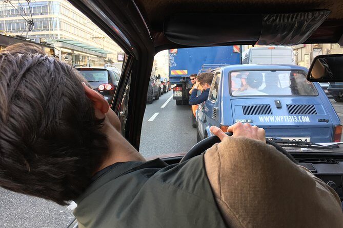Self-Drive Tour: Communist Warsaw by Retro Fiat "Toddler" - Communist Ministerial District signals and quick context on power