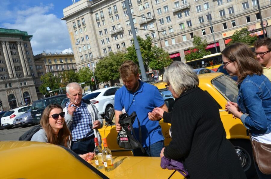 Warsaw Communism Private Tour in a Retro Fiat - Ministry District and the House of the Communist Party