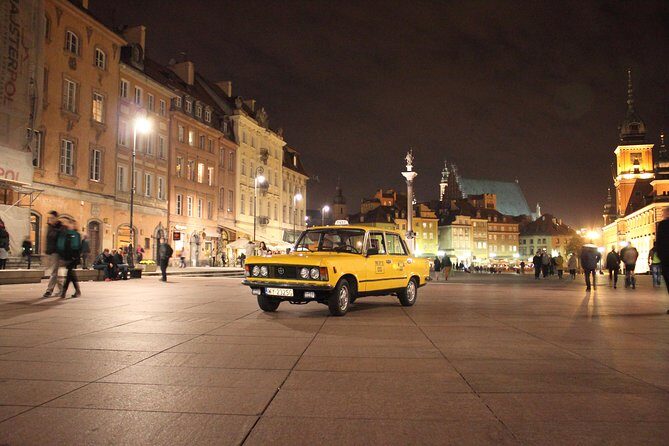 Warsaw Evening Private Tour by Retro Fiat - Warsaw after dark, powered by a retro Fiat 125p