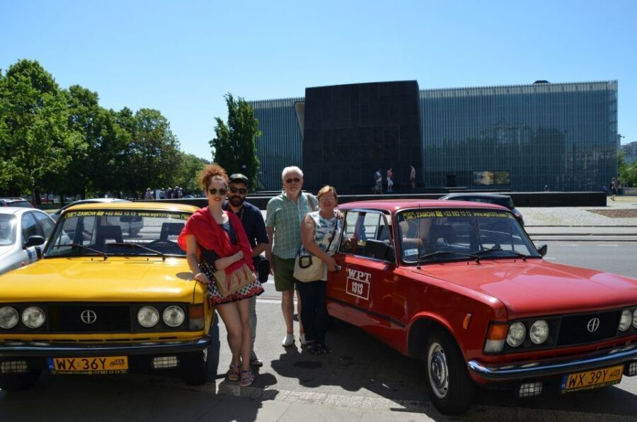 Warsaw Jewish Heritage Private Tour in Retro Fiat - Key highlights you’ll feel right away