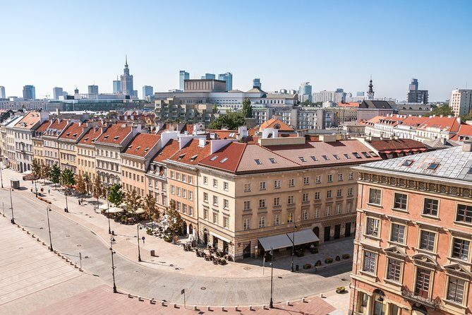 Warsaw Morning, Guided, Panoramic View, public city tour with hotel pick up - The Royal Castle and St. John’s Cathedral: classic exteriors, big WWII context