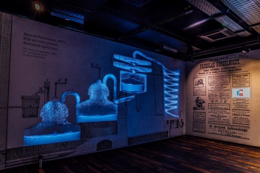 Warsaw: Polish Vodka Museum Tour with Tasting - The building and the vibe: old-factory setting, modern galleries